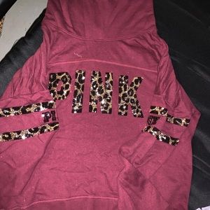 ☀️CHEETAH PRINT TURTLENECK HOODIE☀️